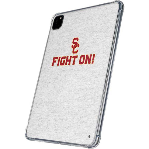 University of Southern California USC Fight On Grey iPad Pro 11in (2024) Clear Case